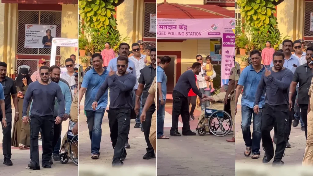 Salman Khan casts his vote for Lok Sabha Election 2024