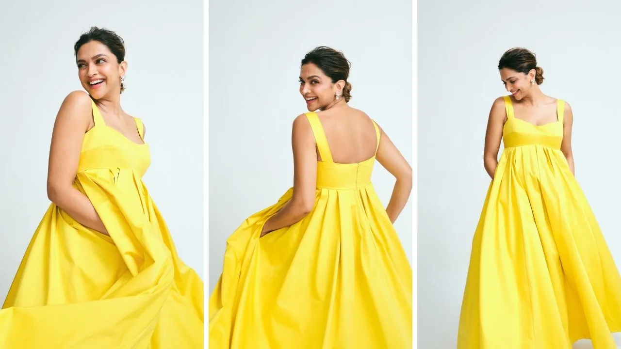 Pregnant Deepika Padukone makes first public appearance after recent trolling in a flowy yellow dress