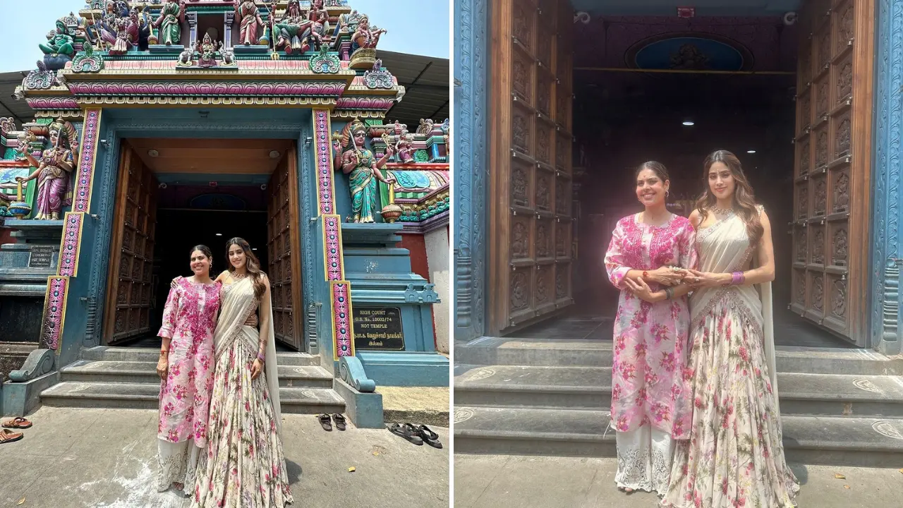 Janhvi Kapoor visited one of Sridevi's favorite places in Chennai