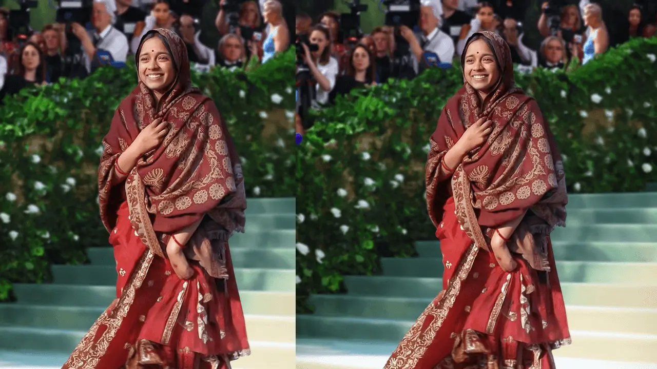 Nitashi Goel actor of Laapataa Ladies rocks at Met Gala, thanks to Photoshop