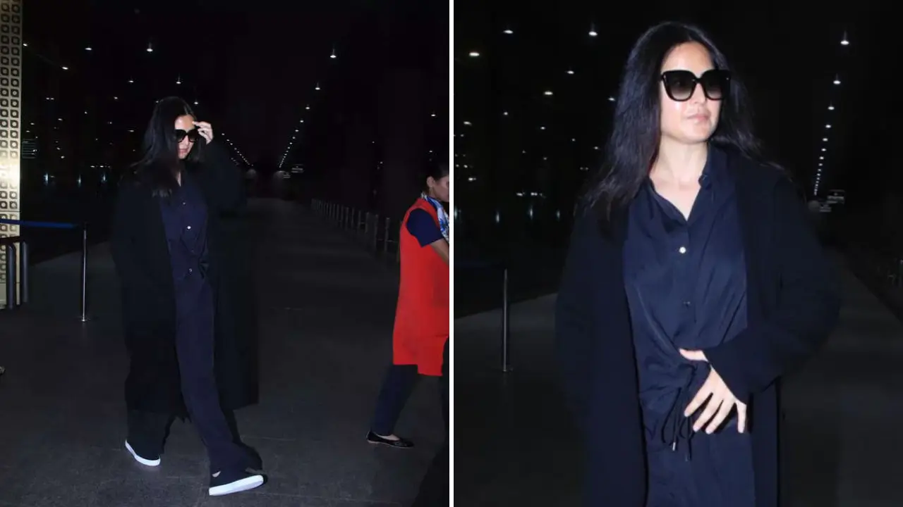 Katrina Kaif returns to Mumbai wearing all black amid pregnancy rumors